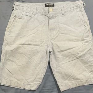 Express men’s linen shorts